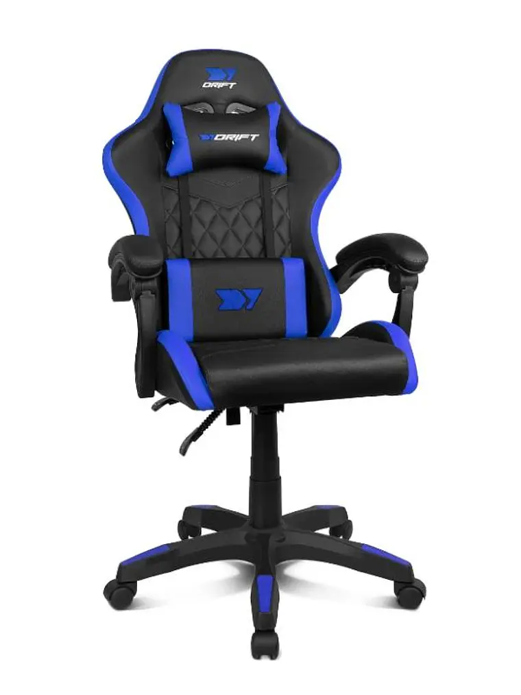 DRIFT Silla Gaming DR35 Negra-Azul Eléctrico 2