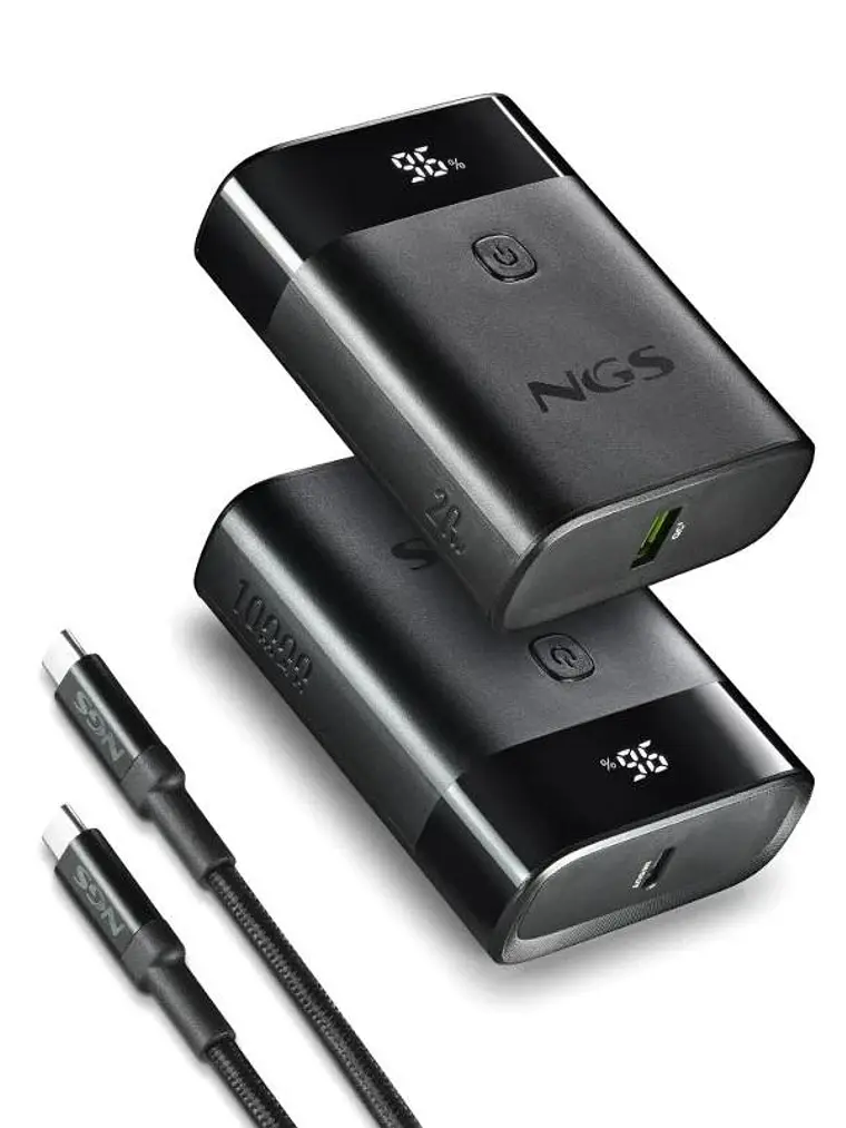 NGS BATERIA EXTERNA PORTATIL CARGA RAPIDA 22,5W 3
