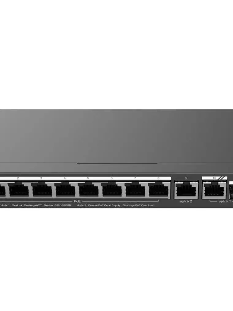 Reyee RG-ES210GS-P Switch 8xG 2xUpL 1xSFP C PoE 12 2