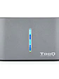 Tooq TQDS-805G Dock Station Doble Bahía HDD Gris - Miniatura 2