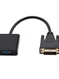Nanocable Conversor DVI 24+1/M A VGA HDB15/H 10 cm - Miniatura 1