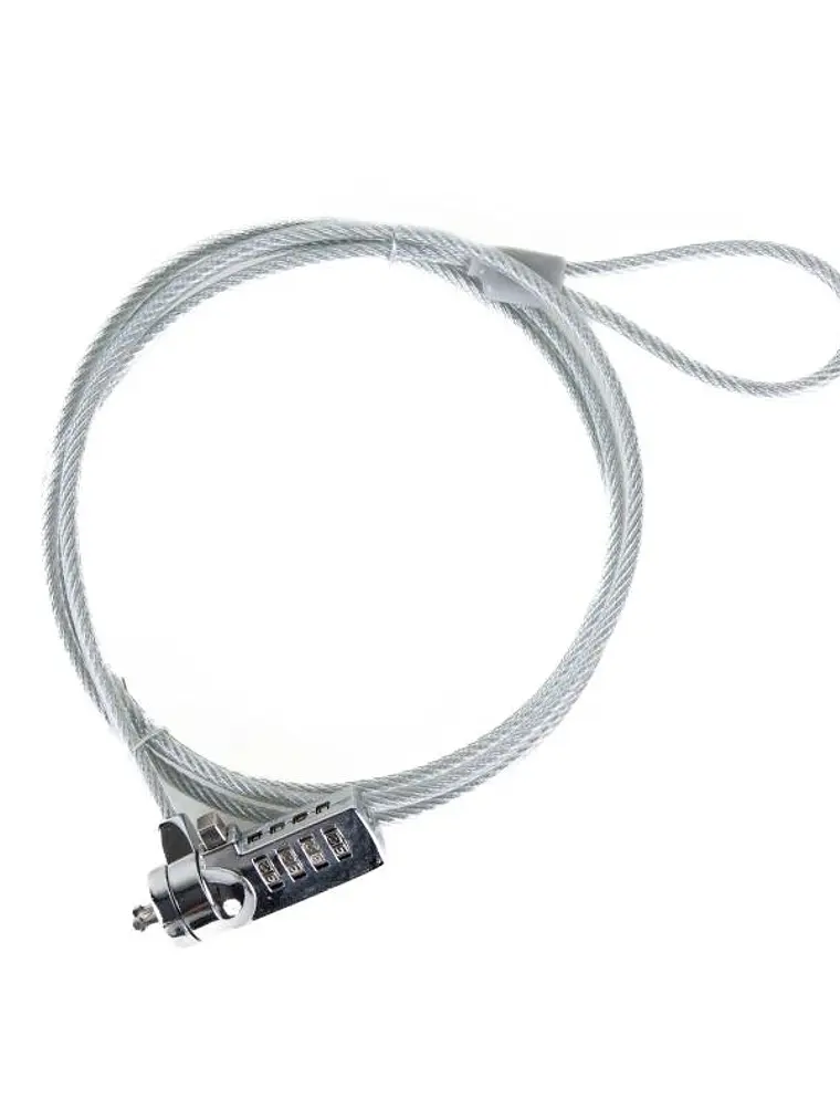 iggual Cable seguridad candado 4 dígitos SECURE 4D 1