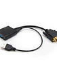 Nanocable Conversor DVI 24+1/M A VGA HDB15/H 10 cm - Miniatura 3