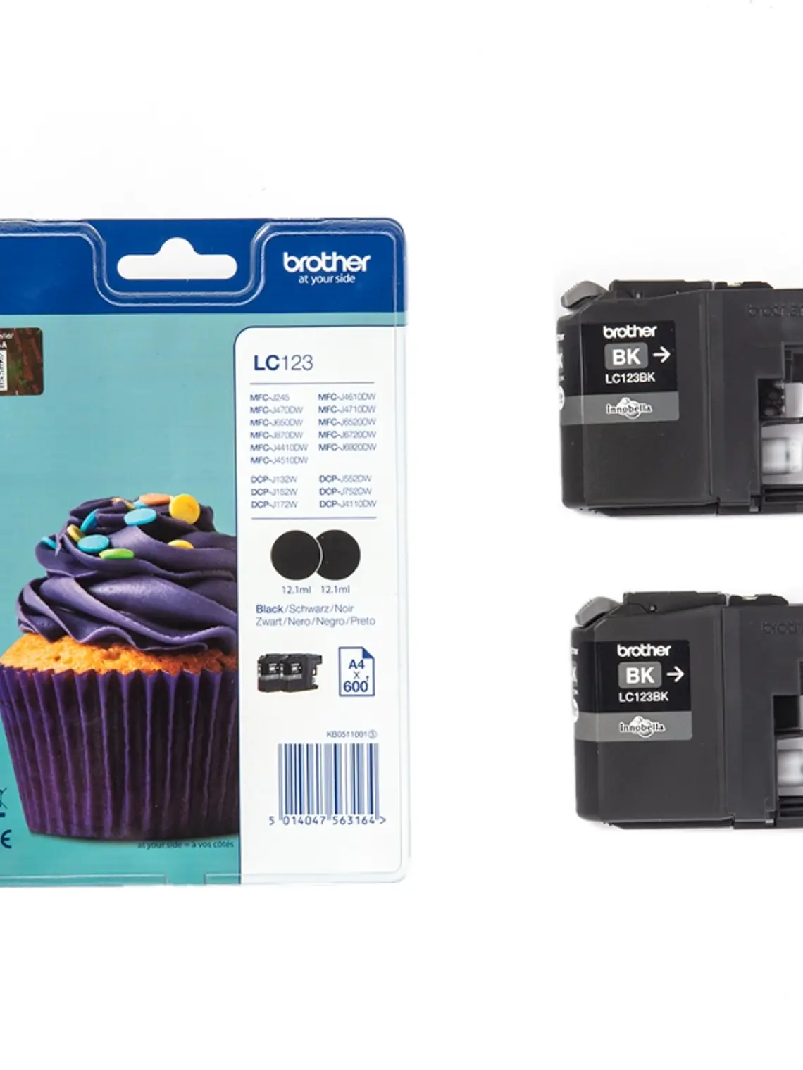 Brother Cartucho LC123BKBP Negro Blister 2