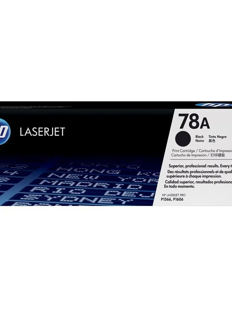 HP Tóner CE278A  Negro 1