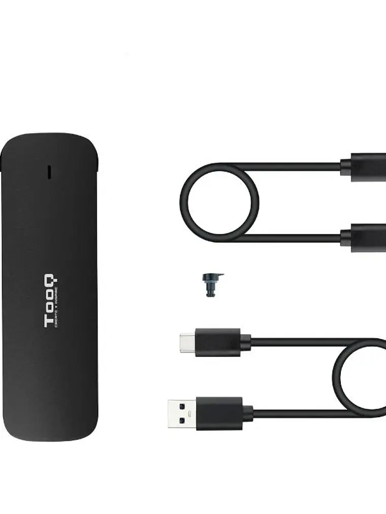 Tooq Caja Externa M.2 NVMe USB3.1 GEN2 Negra 3