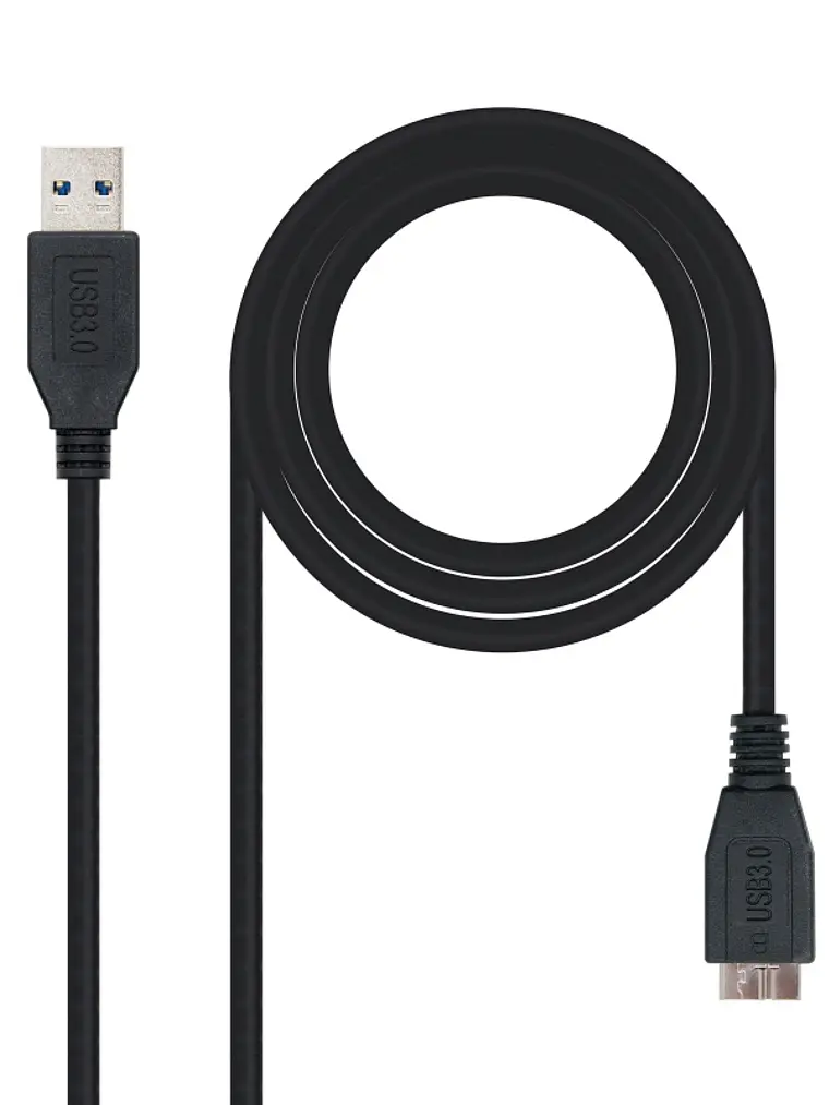 Nanocable Cable USB 3.0 Tipo A/macho-MicroUsb/B 2m 1