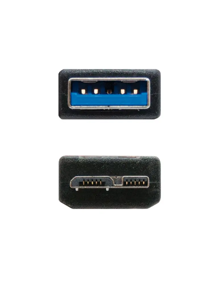 Nanocable Cable USB 3.0 Tipo A/macho-MicroUsb/B 2m 3