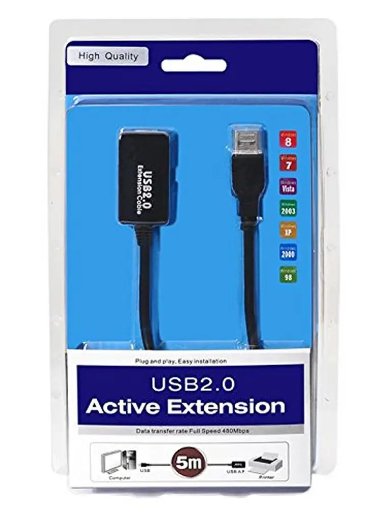 Nanocable Cable USB 2.0 Prolong.Amplificador M/H5M 3