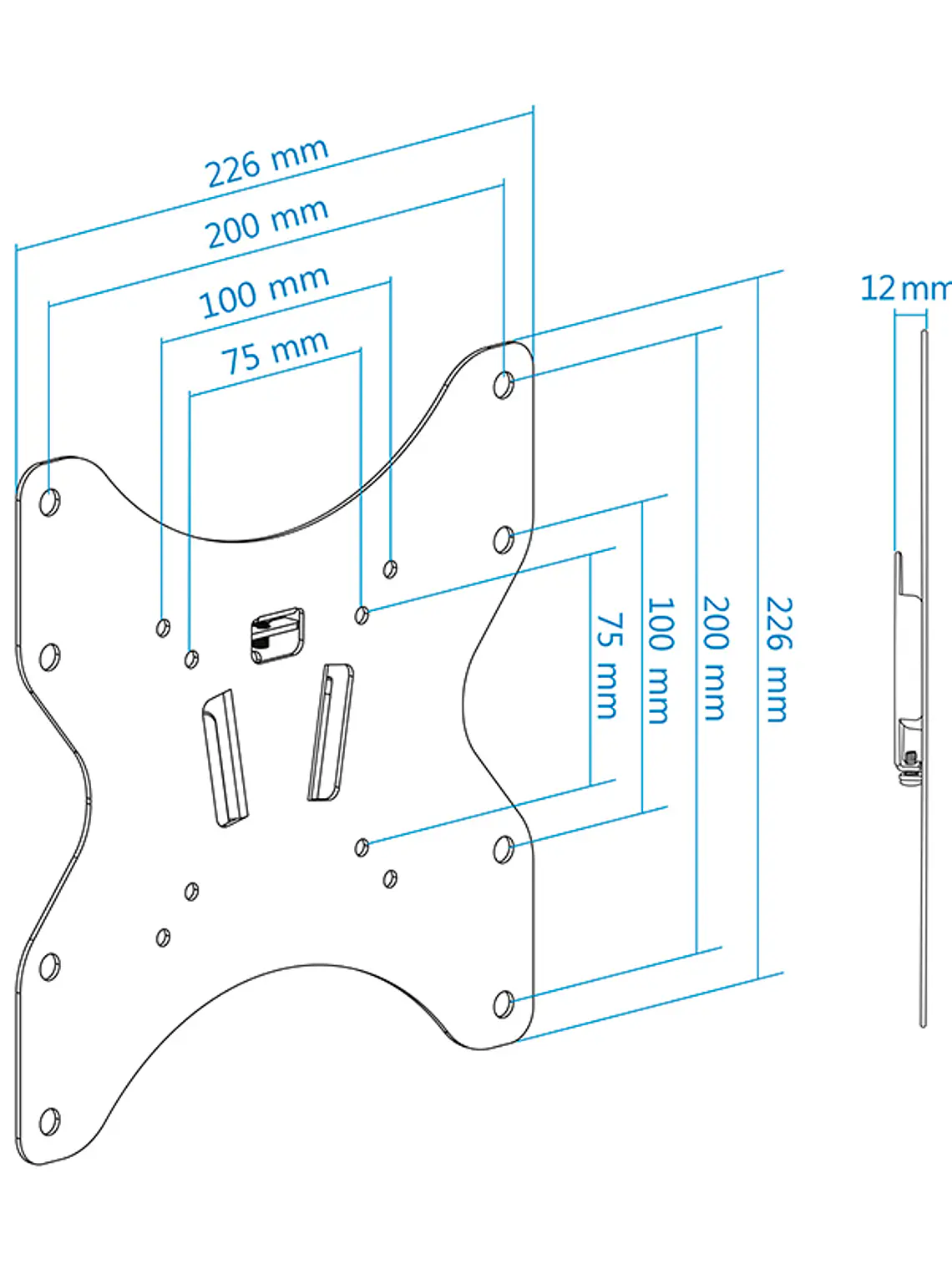 Tooq LP1242F-B Soporte Pared Fijo 23-42
