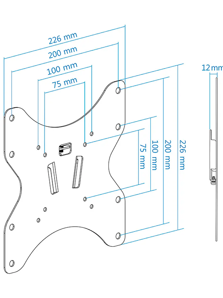 Tooq LP1242F-B Soporte Pared Fijo 23-42
