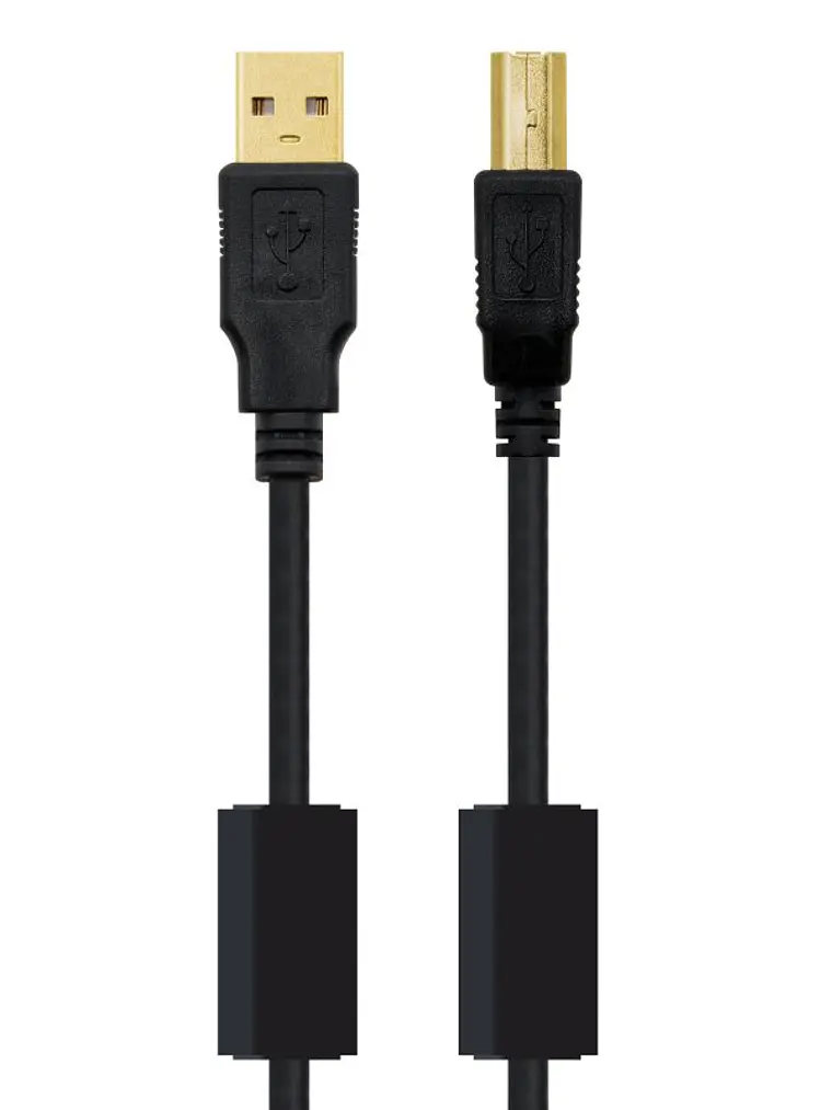 Nanocable Cable USB 2.0 Impresora  Ferrita 5 M 3