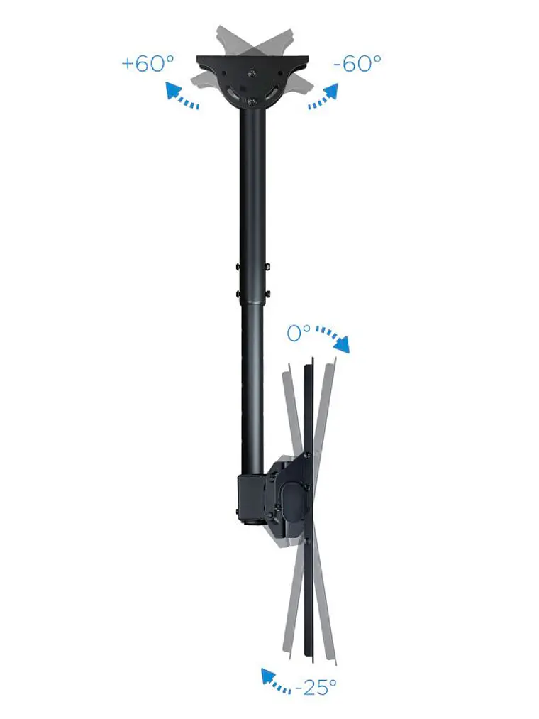 Tooq LPCE1170TSLI-B Soporte techo TV 37