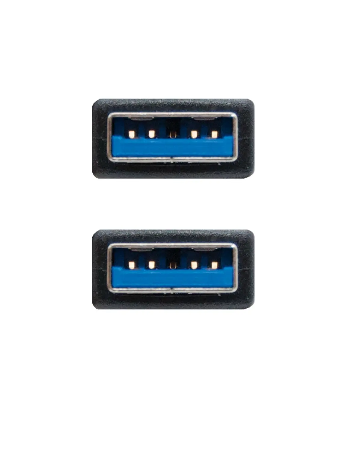 Nanocable Cable USB 3.0, tipo A/M-A/M, Negro, 1m 3
