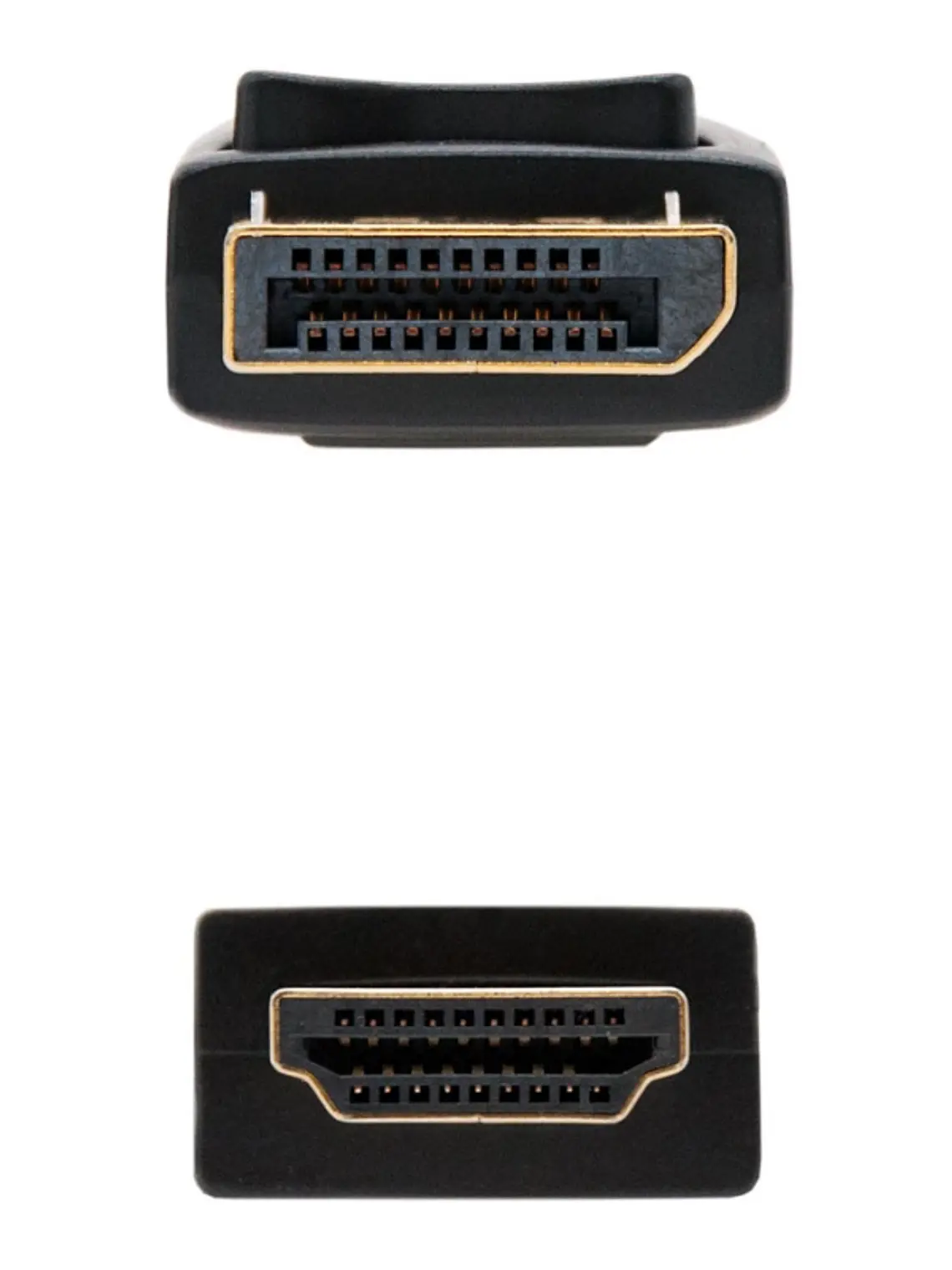 Nanocable Cable Conversor DP a HDMI 2 M Negro 3