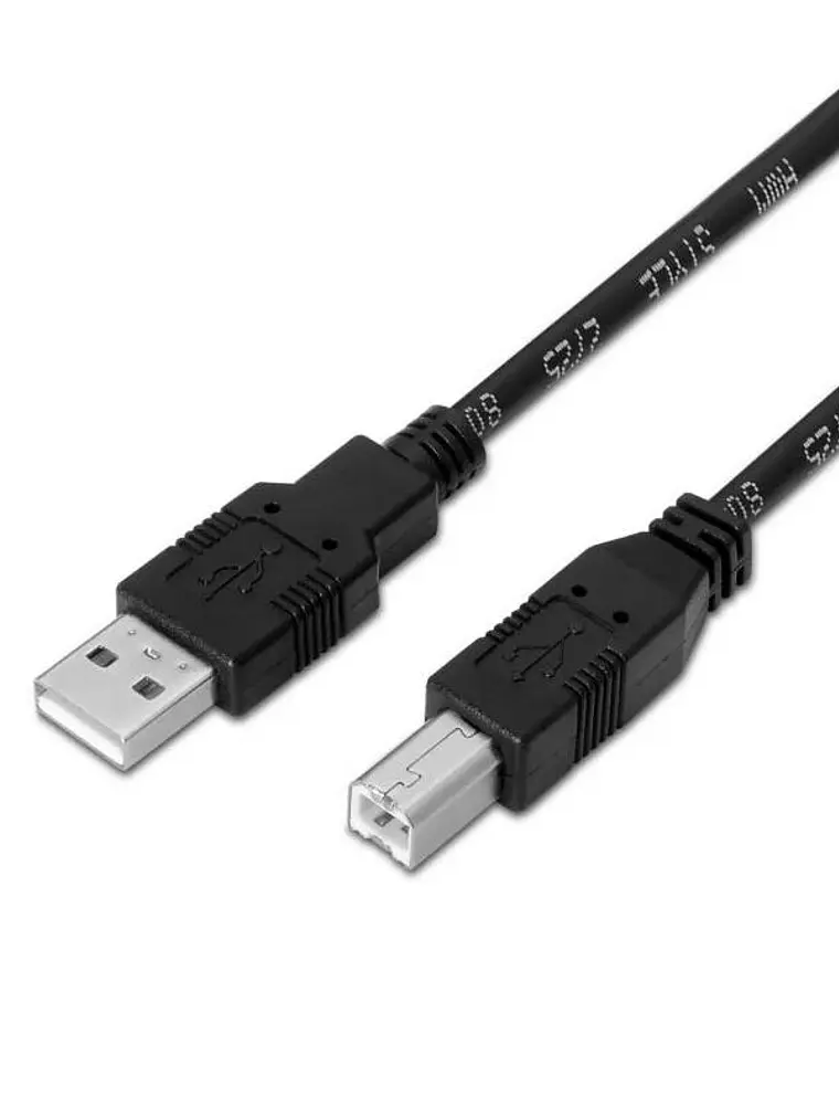 Aisens Cable USB 2.0 tipo A/M-B/M 1.8m 1