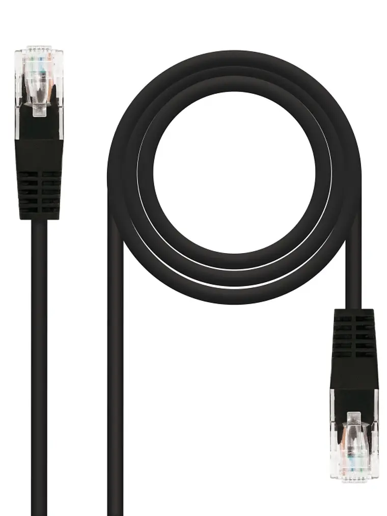 Nanocable Latiguillo Categoria 5E UTP 1 M Negro 1