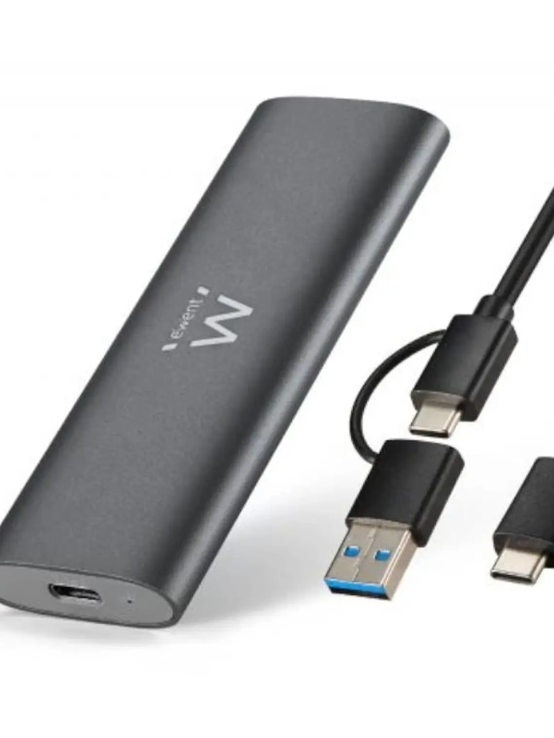 EWENT Carcasa USB 3.2 Gen 2 M.2 NVMe & SATA PCIe 1