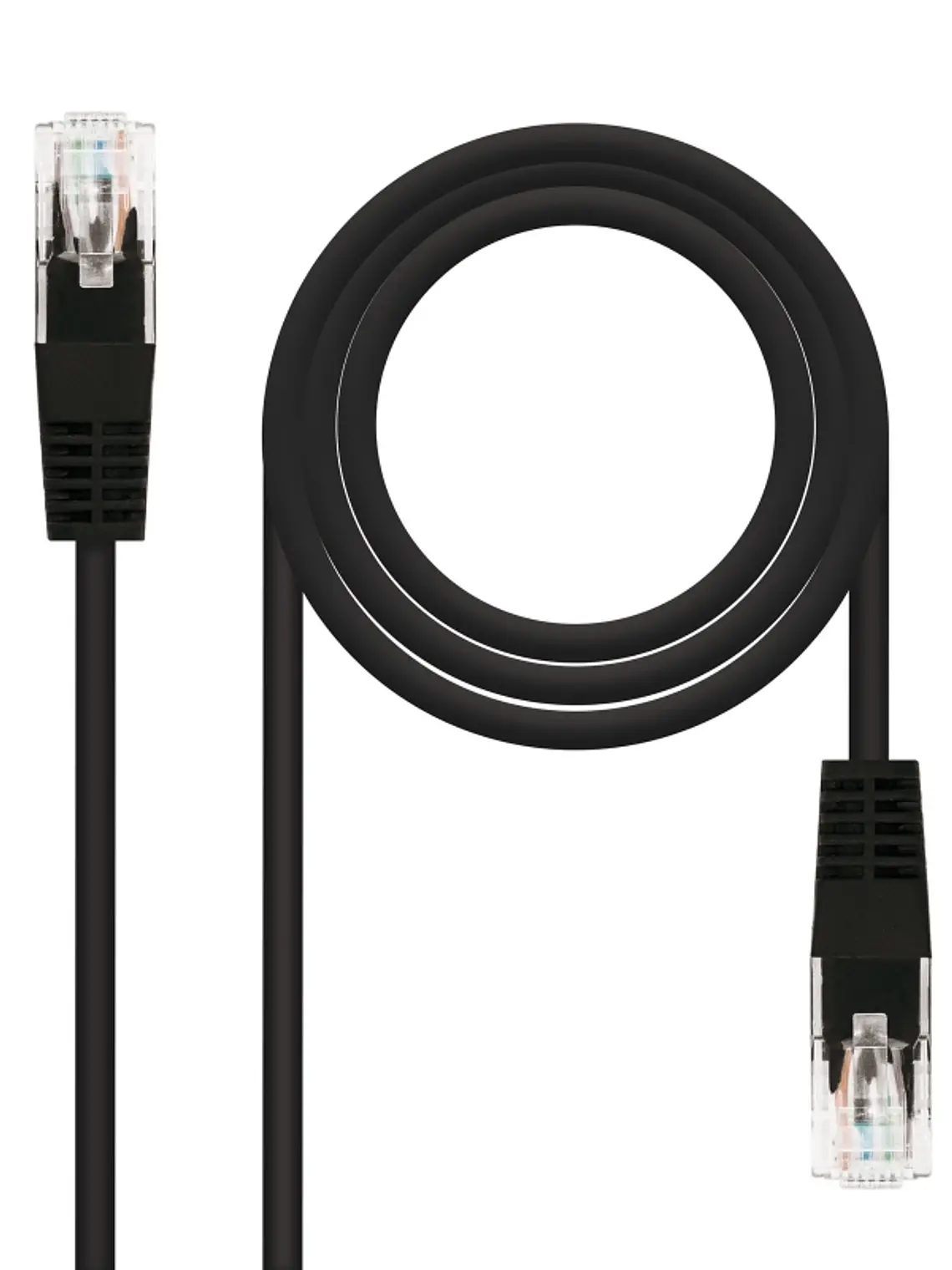 Nanocable Latiguillo Categoria 5 UTP 2 M Negro 1
