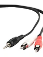 Gembird Cable Audio 3.5mm(M) a 2 RCA(M) 2.5 Mts - Miniatura 1
