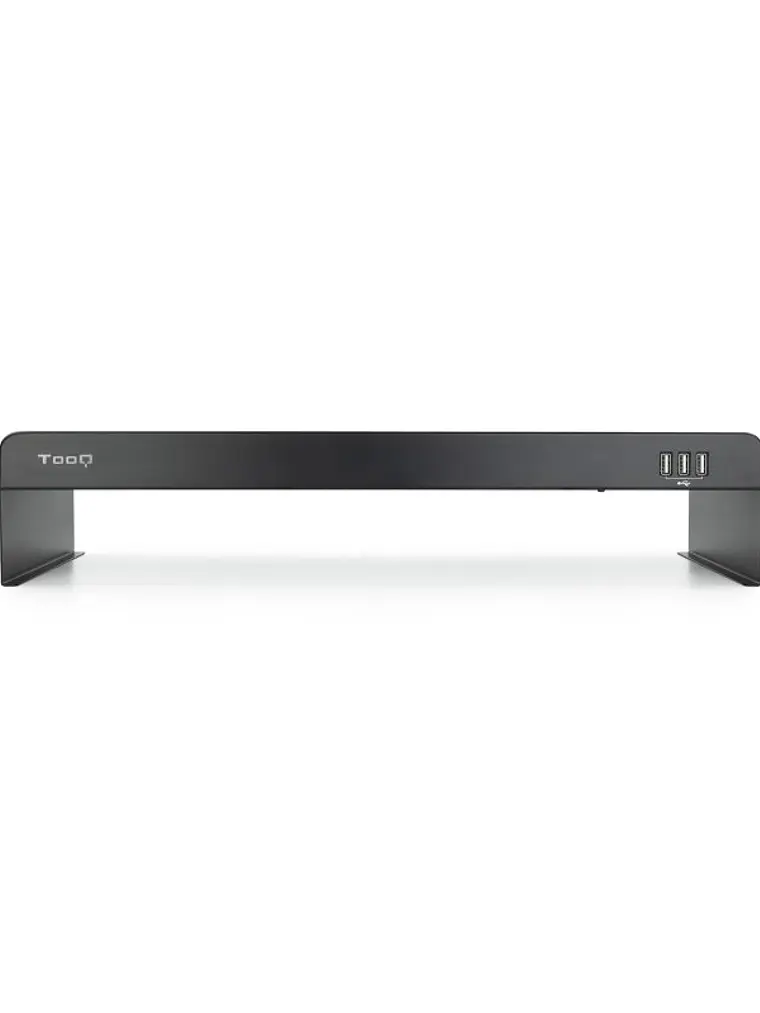 Tooq Soporte elevador monitor/portátil 3xUSB negro 2