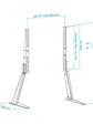 Tooq DB3270T-B Soporte mesa 32-70