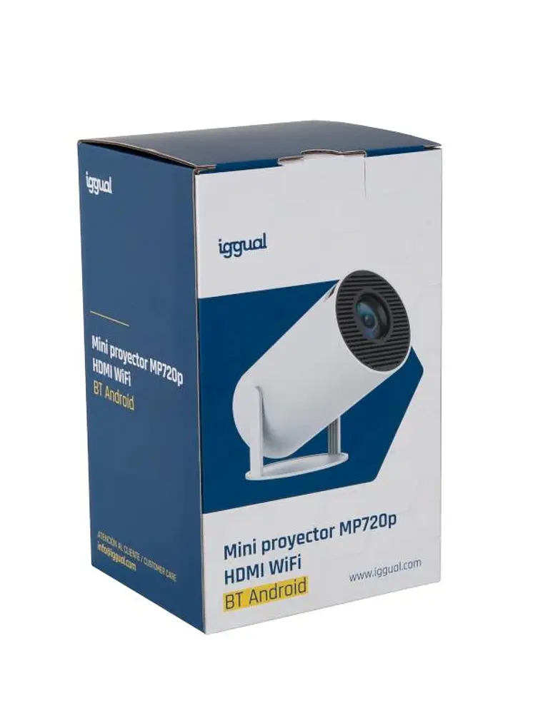 iggual Mini proyector MP720p HDMI WiFi BT Android 2