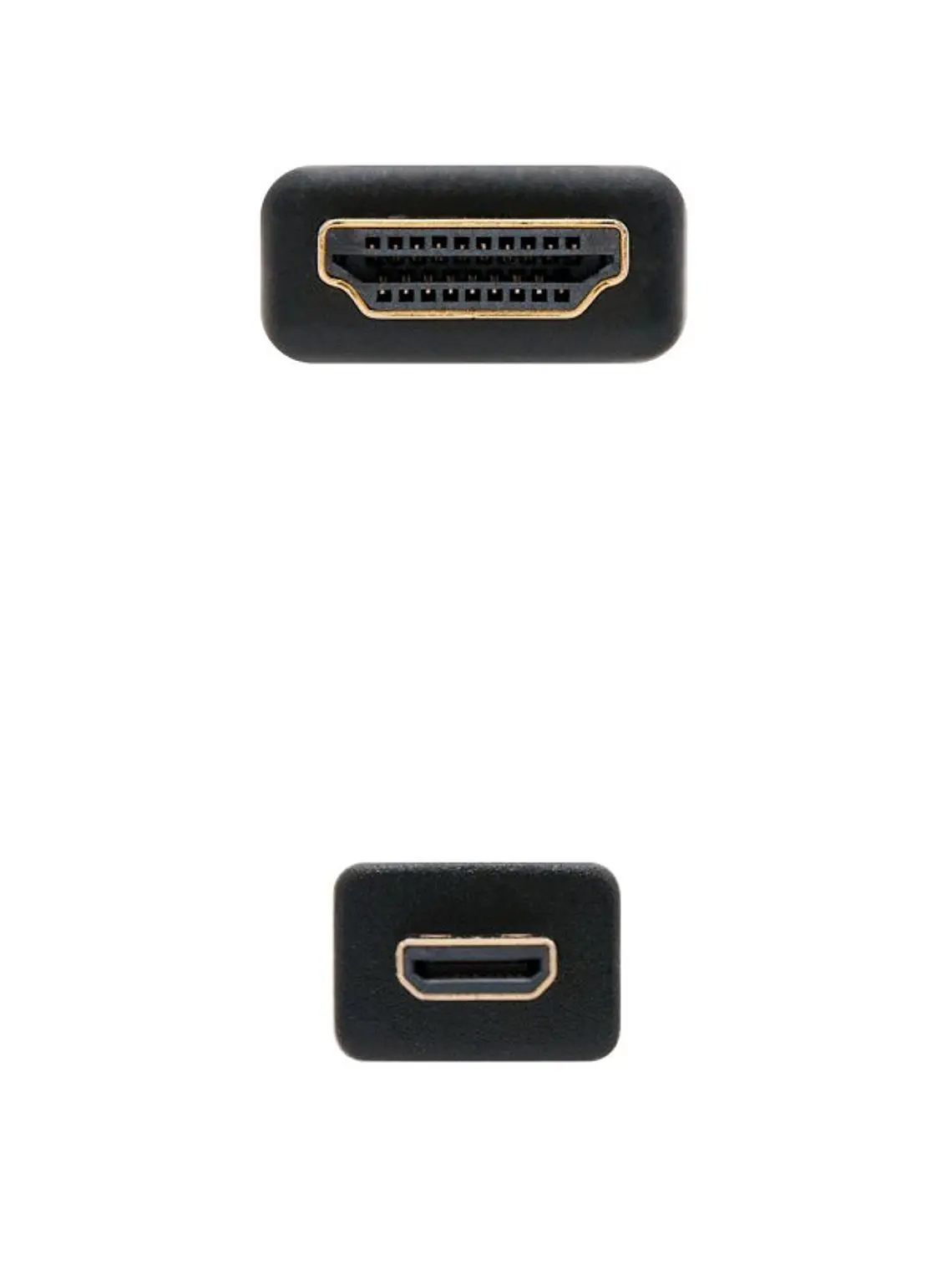 Nanocable Cable Micro HDMI 1.4  A/M-D/M 0.8 M 2