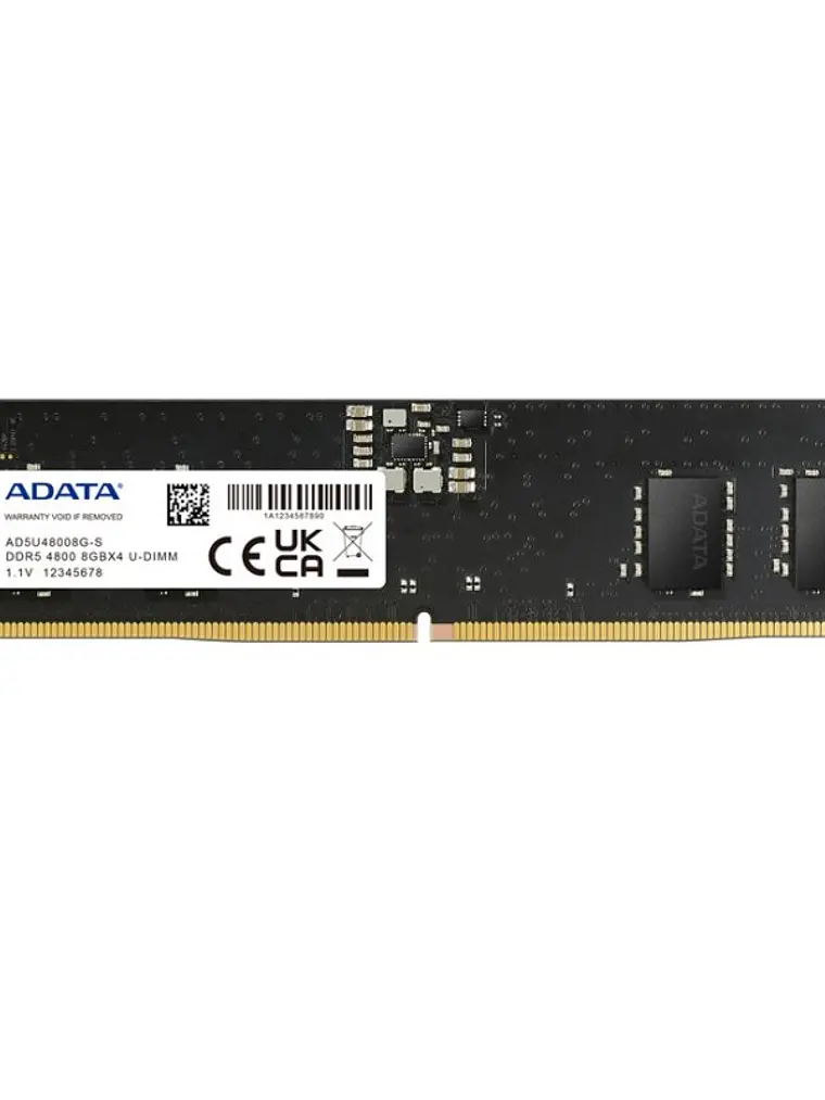 ADATA RAM AD5U48008G-S 8GB 4800Mhz DDR5 1