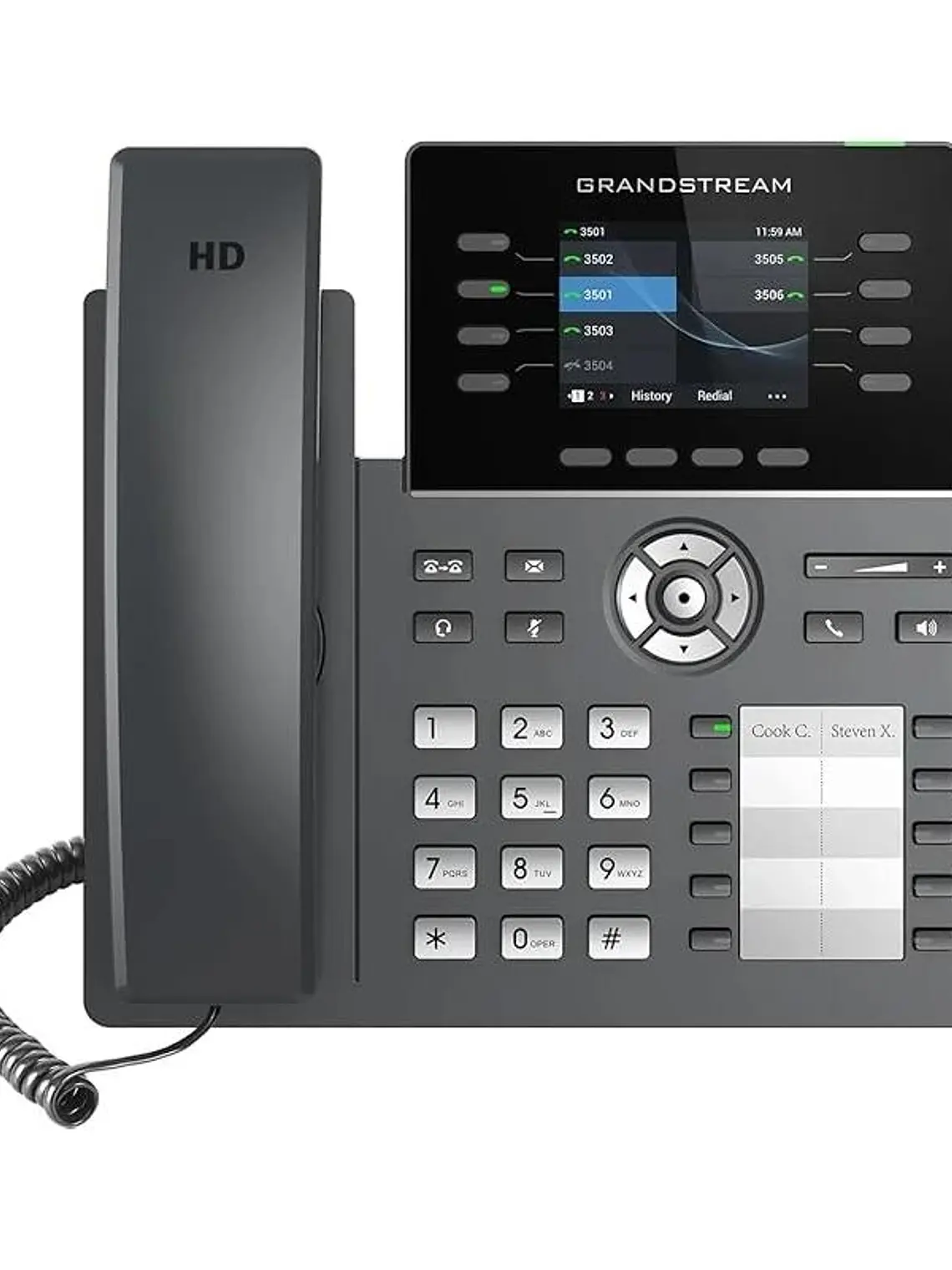 GrandStream IP Phone GRP2634 8 línea 4 SIP WiFi BT 1
