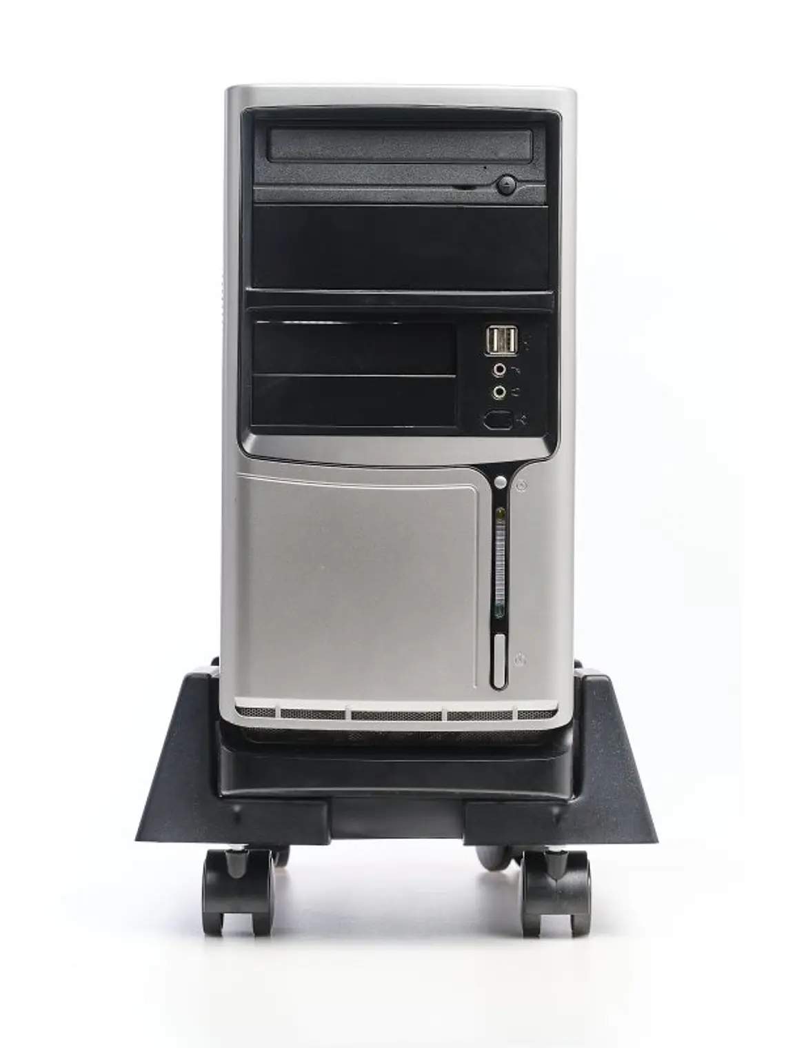 iggual SOP1 Soporte CPU ajustable con ruedas 3