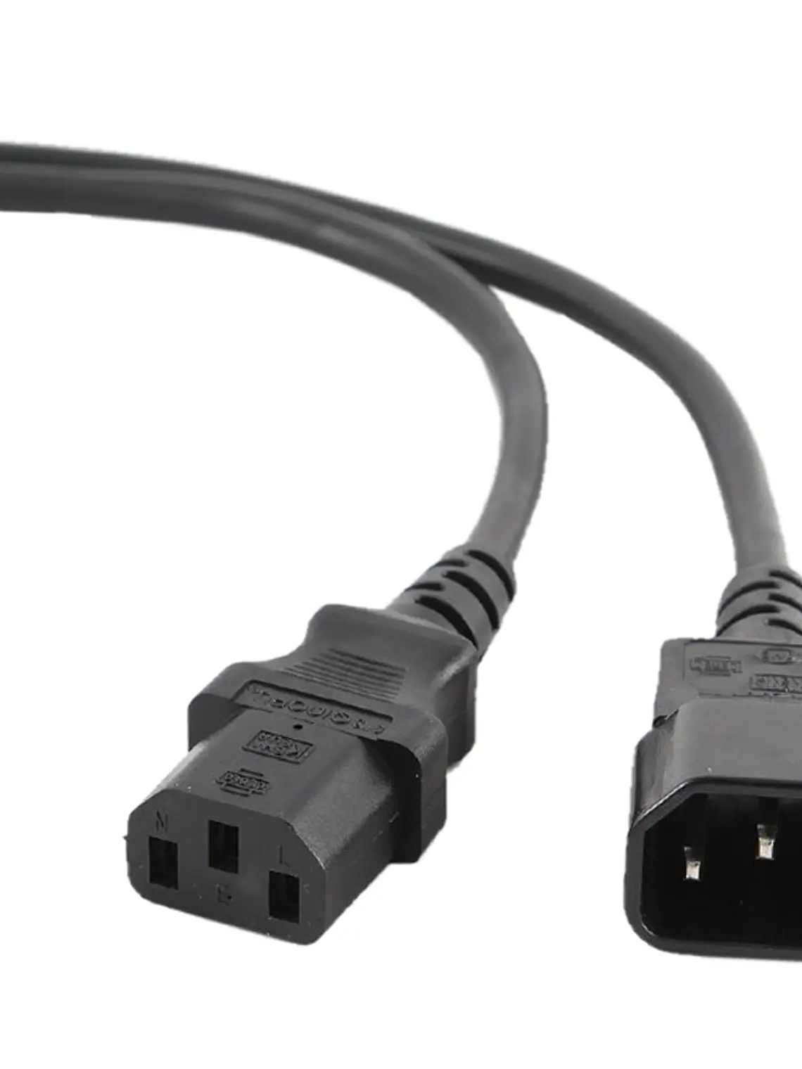 Gembird Cable Alimentación CPU-Monitor 6A 1.8Mts 1