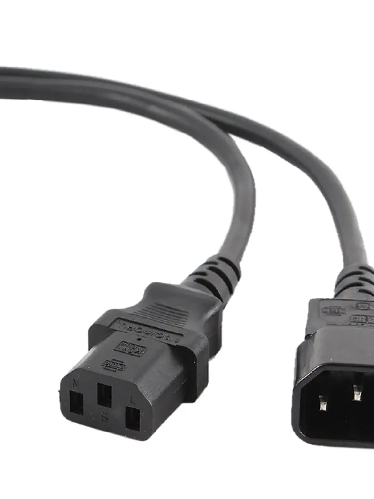 Gembird Cable Alimentación CPU-Monitor 6A 1.8Mts 1