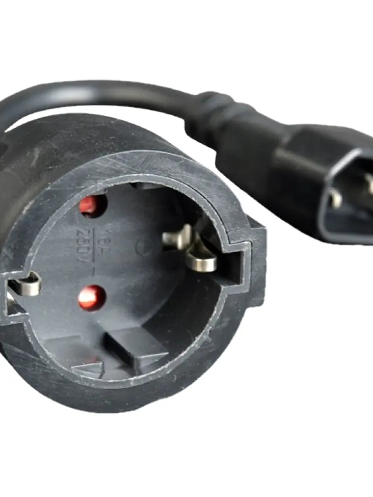 Gembird Cable Alimentación Adap. C14(M) a Schuko(H 1