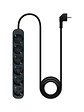 Nanocable Regleta de Enchufes 6 Tomas 1.4 m Negro - Miniatura 2