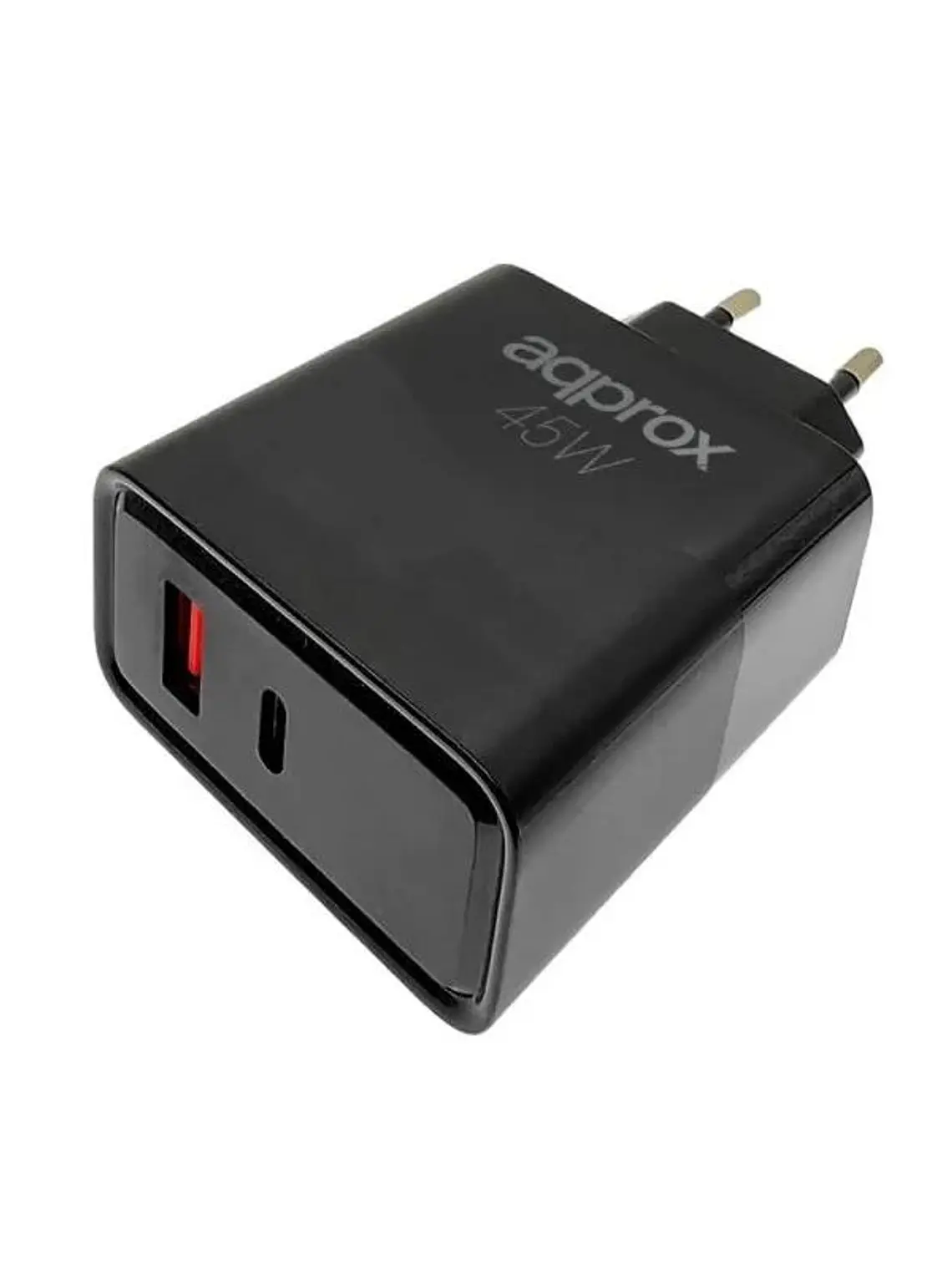 APPROX CARGADOR 45W QC 1 X USB A+ 1 X USB C+CABLE 2