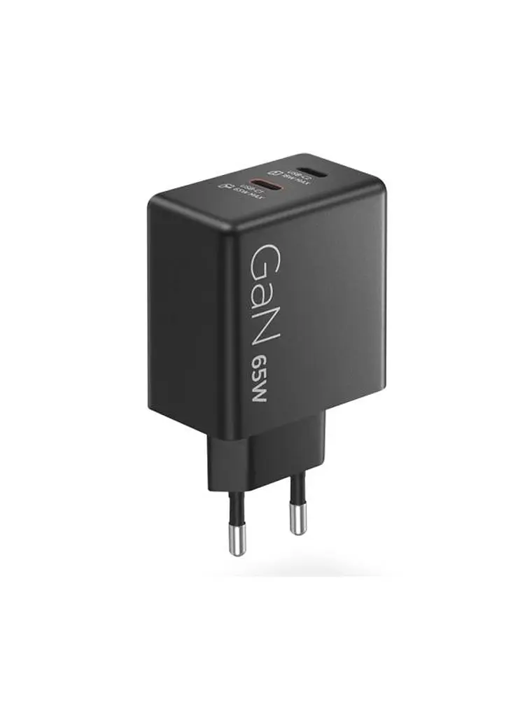 Lenovo Cargador Dual USB-C 65W Negro 2