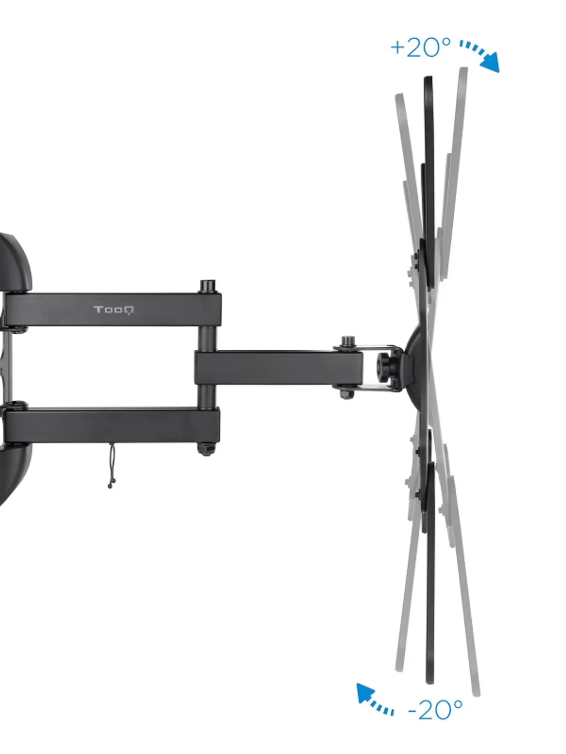 Tooq LP6055TN-B Soporte TV Incl/gira 23