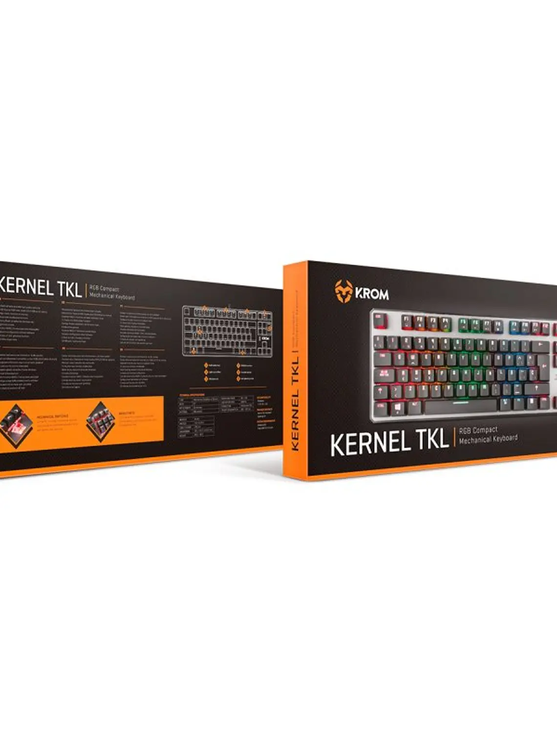 Krom Teclado mecánico RGB Krom KERNEL TKL (ten-key 2