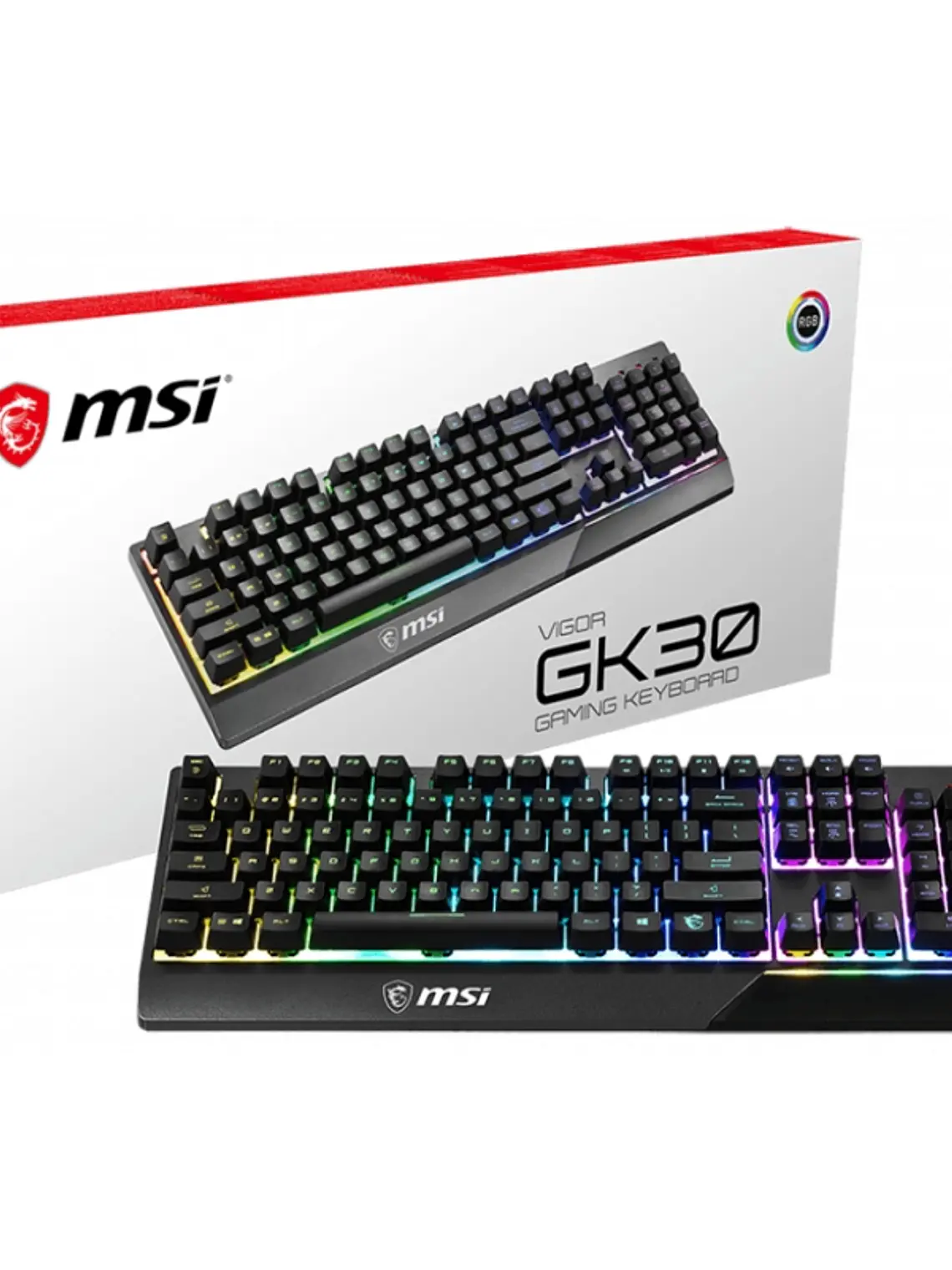 MSI Teclado Gaming Vigor GK30 español 2