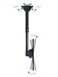 Tooq LPCE1170TSLI-B Soporte techo TV 37