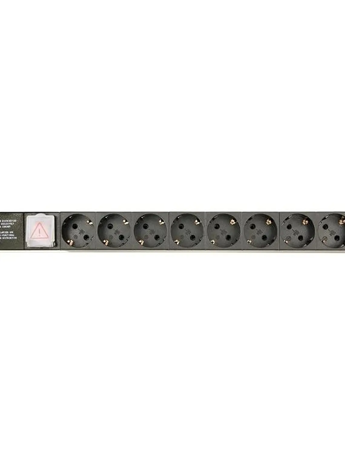 Gembird PDU, 8 tomas Schuko, 1U, 16A, cable de 3 m 1