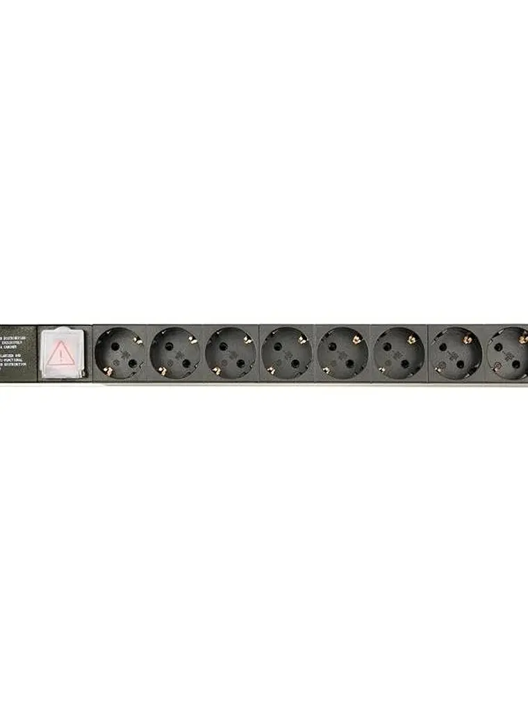 Gembird PDU, 8 tomas Schuko, 1U, 16A, cable de 3 m 1