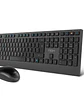 NOX LITE DUO Teclado+Ratón Inalámbrico Negro - Miniatura 1