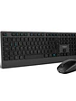 NOX LITE DUO Teclado+Ratón Inalámbrico Negro - Miniatura 2