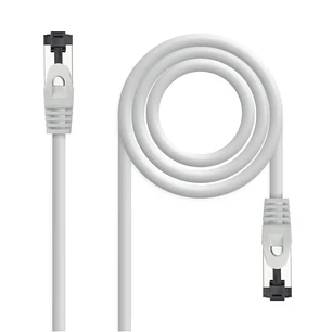 Nanocable Cable red Cat. 8.1 2GHZ SSTP Blanco 1m