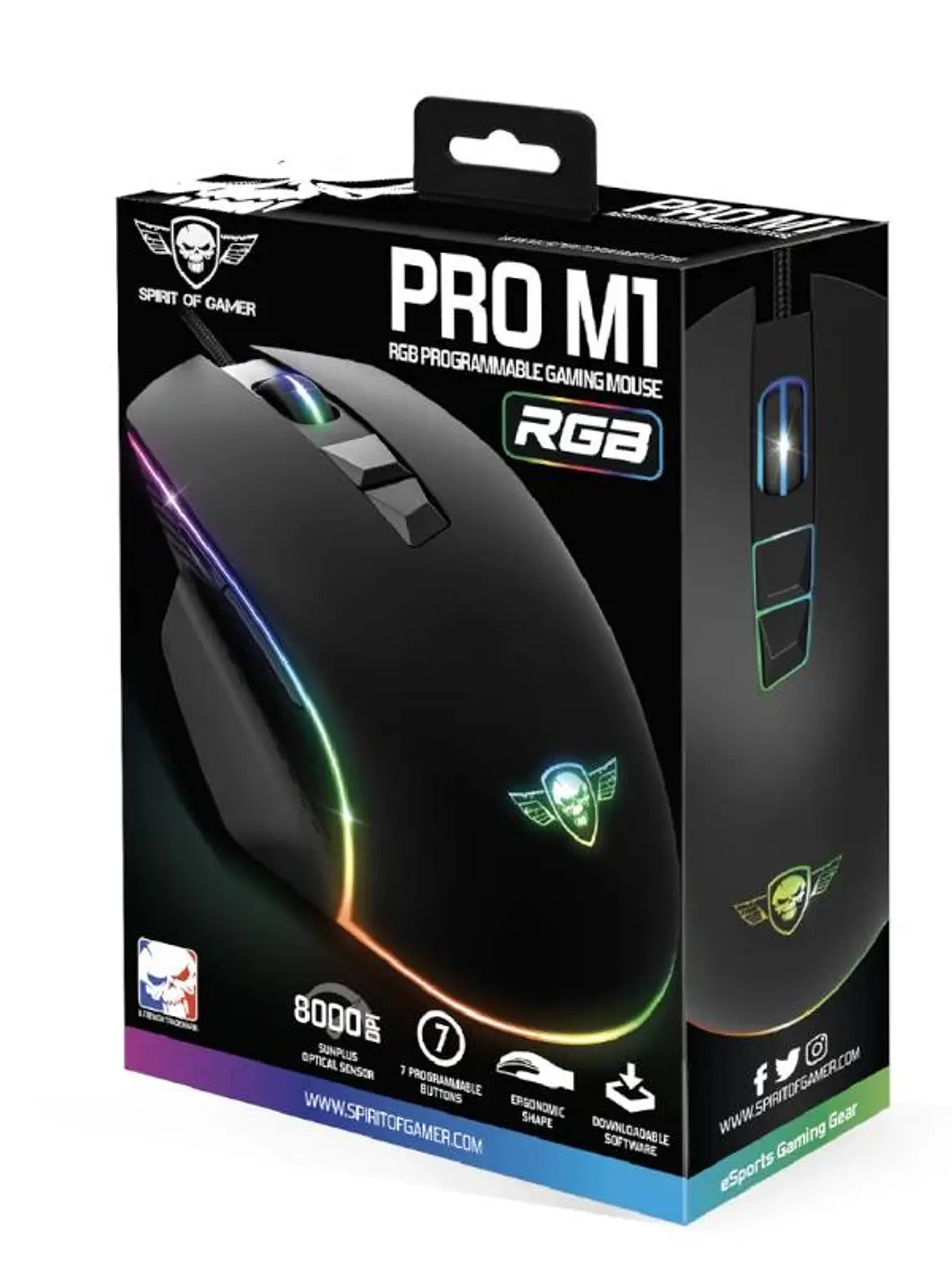 Spirit of Gamer Raton Souris Pro M1 2