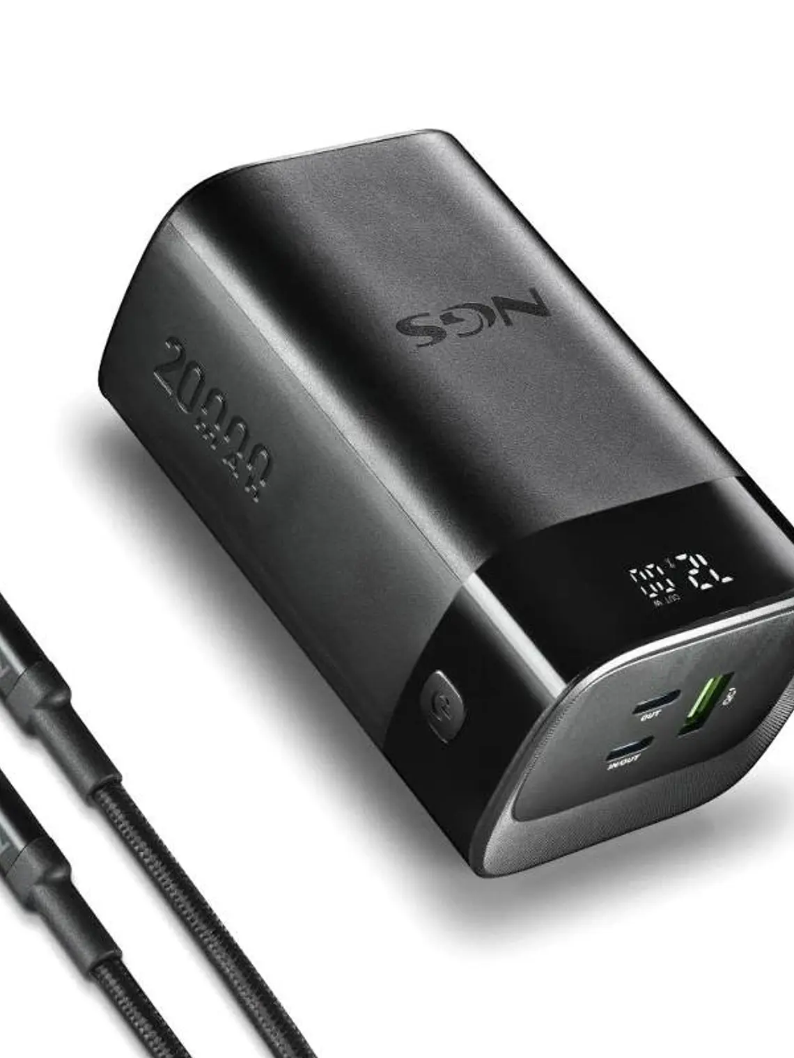 NGS BATERIA EXTERNA PORTATIL CARGA RAPIDA 65W 3