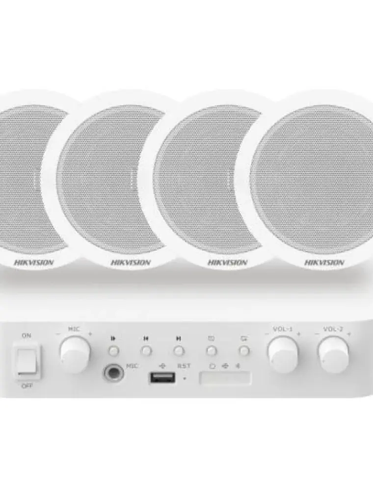 Hikvision DS-QAE0KA60206-4 Kit 1xAmpl 4xAlta Techo 1
