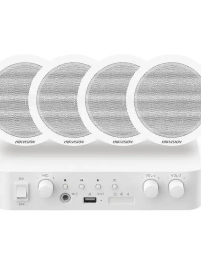 Hikvision DS-QAE1KA80206-4 Kit 1xAmpl 4xAlta Techo 1